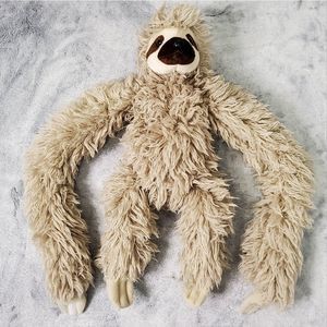 Wild Republic Hanging Sloth Stuffed Animal with Velcro Hands
